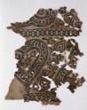 Textile fragment with hearts