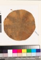 Roundel textile fragment with scrolling stems, trefoils, leaves, and star (EA1993.233)