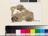 Textile fragment with lobed rosettes, rhomboids, and tendrils (EA1993.262)