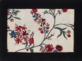 Textile fragment with flowering branches or fronds