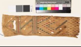 Textile fragment with geometric shapes and a diamond-shaped medallion (EA1993.93)