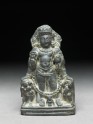 Figure of Vishnu with two attendant figures