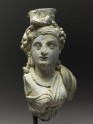 Fragmentary bust figure of the goddess Hariti