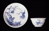 Saucer with leaping tiger