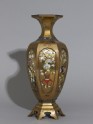 Hexagonal baluster vase with flowers and birds (EA2000.5.b)