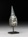 Silver head of the Buddha