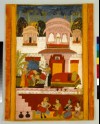 Forlorn lady with maids, illustrating the musical mode Patamanjari Ragini