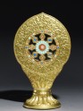 Monstrance with the Wheel of the Law, or Dharmachakra (EA2006.133)
