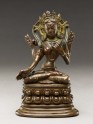 Seated figure of a female deity