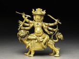 Figure of Dam can Dorje legs pa on a lion