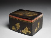 Picnic set box depicting the seven gods of good fortune