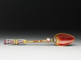 Spoon with crowned heads and astrological decoration