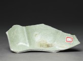 Greenware sherd with floral decoration