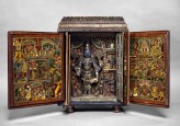 Portable shrine of Vishnu as Venkateshwara