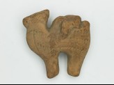 Figure of a camel with fragment of a rider
