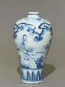 Blue-and-white meiping, or plum blossom, vase (EAX.1398)