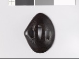 Cupped tsuba in the form of a clam shell