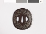 Tsuba with kiri, or paulownia, leaves (EAX.10318)