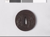 Tsuba depicting four of the Seven Sages of the Bamboo Grove (EAX.10373)