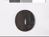Tsuba with horses in a lanscape (EAX.10398)