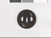 Round tsuba with two flying swallows (EAX.10467)