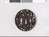 Tsuba with blossoming plum branch (EAX.10492)