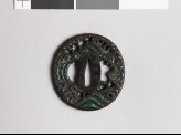 Tsuba with foaming waves (EAX.10546)