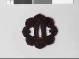 Tsuba in the form of a flower (EAX.10563)