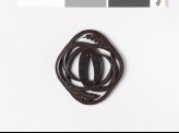 Tsuba with two stems of rice
