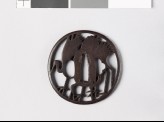 Tsuba with three cranes (EAX.10684)