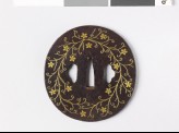 Tsuba with clematis flowers (EAX.10871)