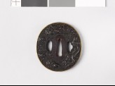 Tsuba with dragon and clouds (EAX.11011)