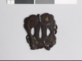 Tsuba in the form of a Chinese fan (EAX.11109)