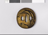 Tsuba with orchis plants (EAX.11142)