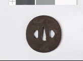 Tsuba with aster blossoms (EAX.11214)