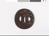 Tsuba with swallows and a willow tree (EAX.11244)