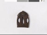 Tsuba in the form of a Buddhist temple bell (EAX.11247)