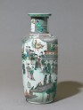 Vase with theatrical scene