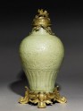 Greenware vase with European mounts