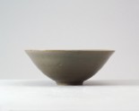 Greenware bowl with peony decoration