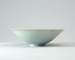 White ware bowl with peony decoration