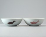 Bowl with two carp