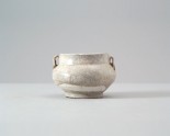 White ware jar with loop handles