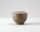 Greenware bowl and lid with lotus petals (LI1301.244)