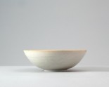 White ware bowl with lotus decoration