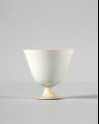 White ware stem cup