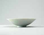 White ware bowl with carp among waves (LI1301.58)