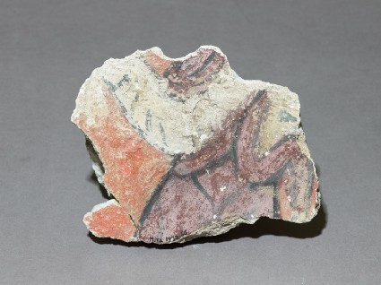 Fragment of a wall painting with figurefront