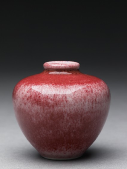 Baluster vase with flattened shouldersside