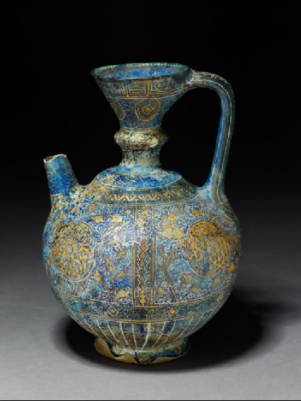 Ewer with rosettes, lozenges, and scrollsoblique